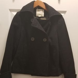 Old Navy Black Wool Coat, size xs